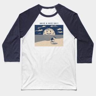 Have A Nice Day - 1Bit Pixelart Baseball T-Shirt